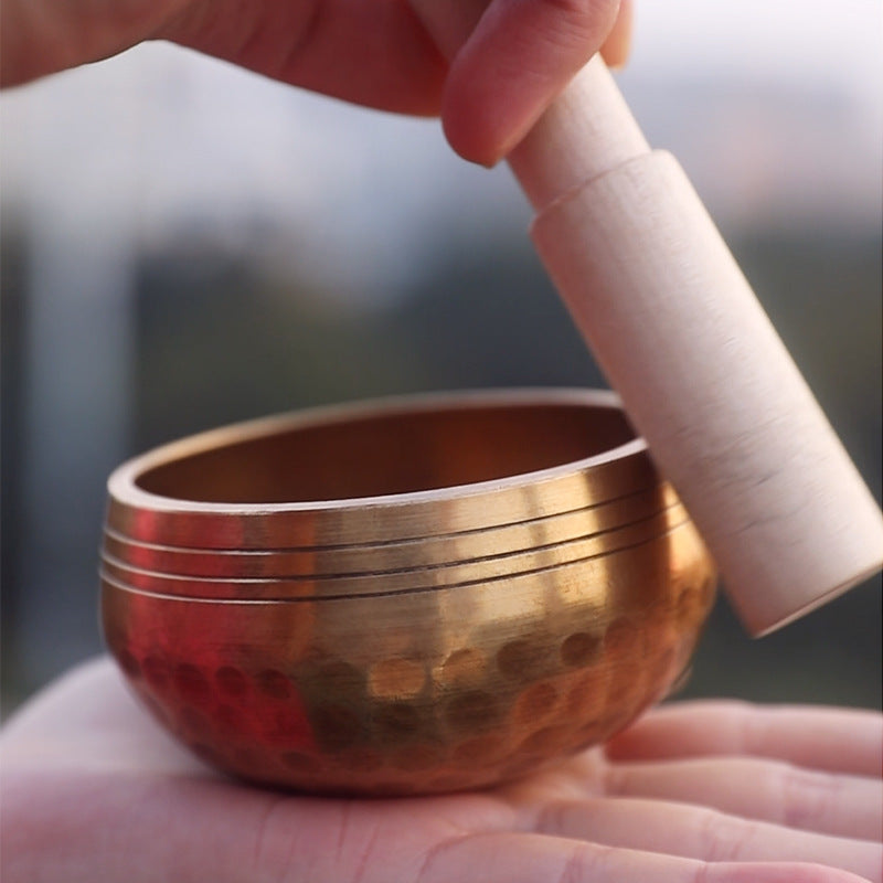 Handmade Tibetan Singing Bowl - Nepal Copper Meditation Bowl for Yoga, Sound Healing, Chakra Balancing & Spiritual Gift