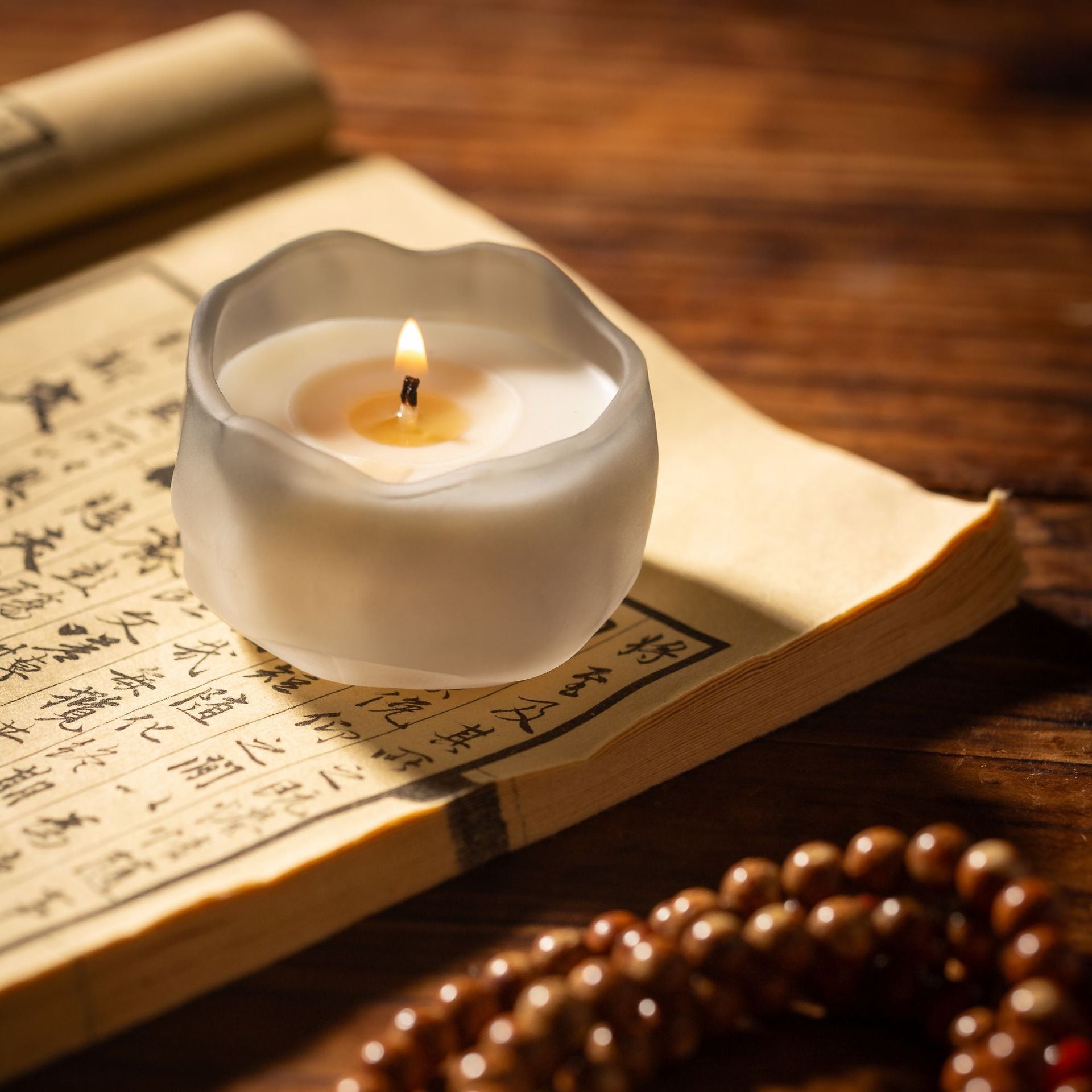 Chinese Style Yoga & Meditation Aromatherapy Soy Wax Candle (Multiple Scents & Colors) - 35g, 6H Burn Time