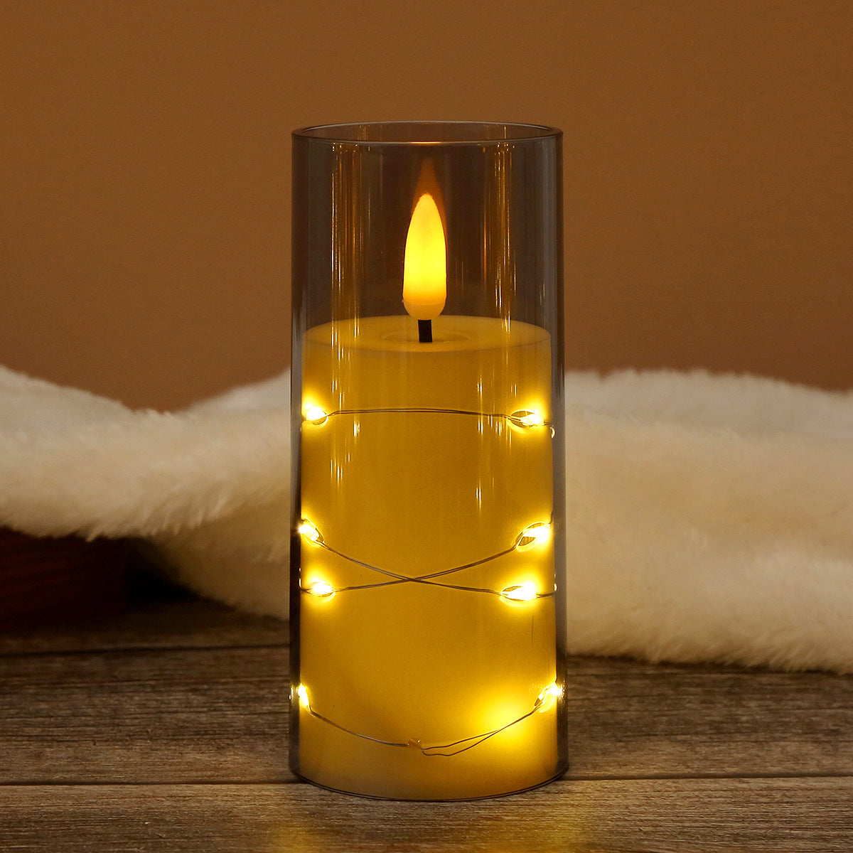 LED Electronic Candle Light - Meditation Mood Lamp for Birthday, Camping, Restaurant, Christmas Decoration with Realistic Flame (Multiple Colors & Sizes)