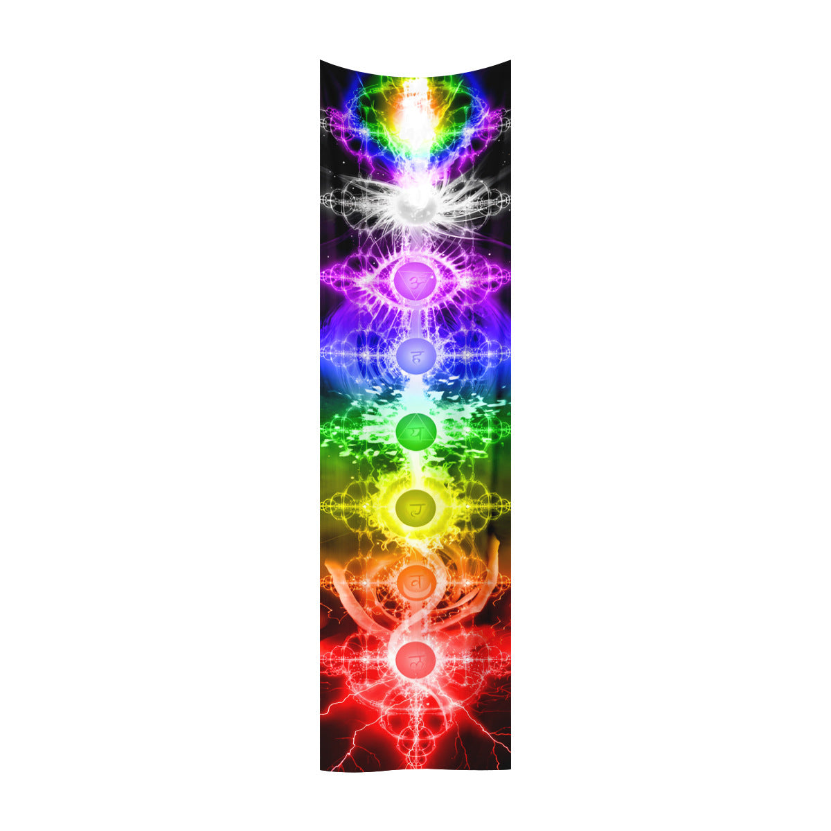 Mystical Meditation Mandala Tapestry - Nordic Style Spiritual Wall Hanging (for Living Room/Bedroom/Balcony)