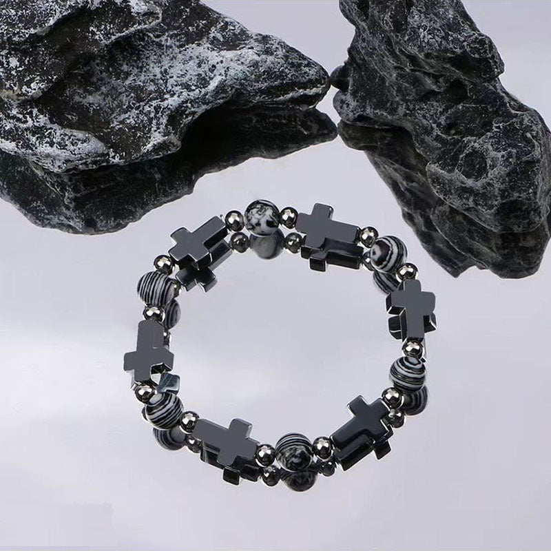 Volcanic Stone Energy Bracelet for Men & Women - Meditation Yoga Fashion Jewelry