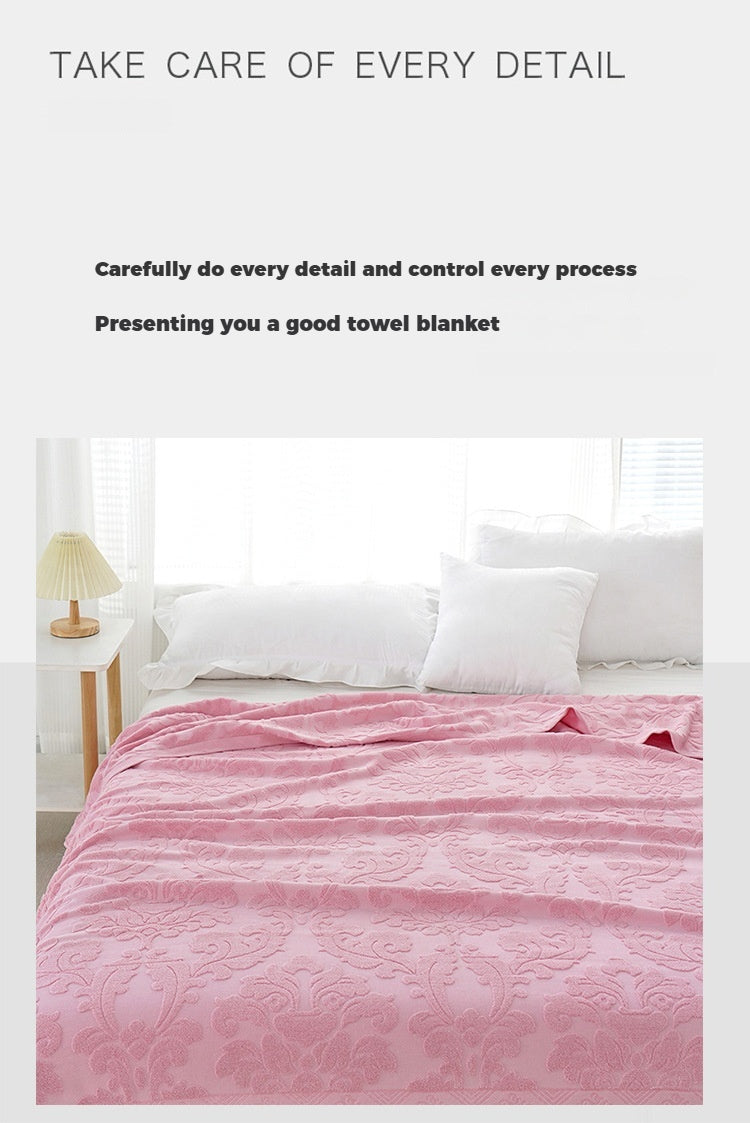 100% Cotton Gauze Blanket | Summer Cooling Throw | Multi-Purpose Meditation Yoga Blanket | Air-Con Blanket | Sofa Throw | Office Nap Blanket