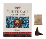 Incense Cones - White Sage/Palo Santo/Cedar/Lavender/Lemongrass/Rosemary/Eucalyptus | Space Cleansing | Meditation Yoga Home