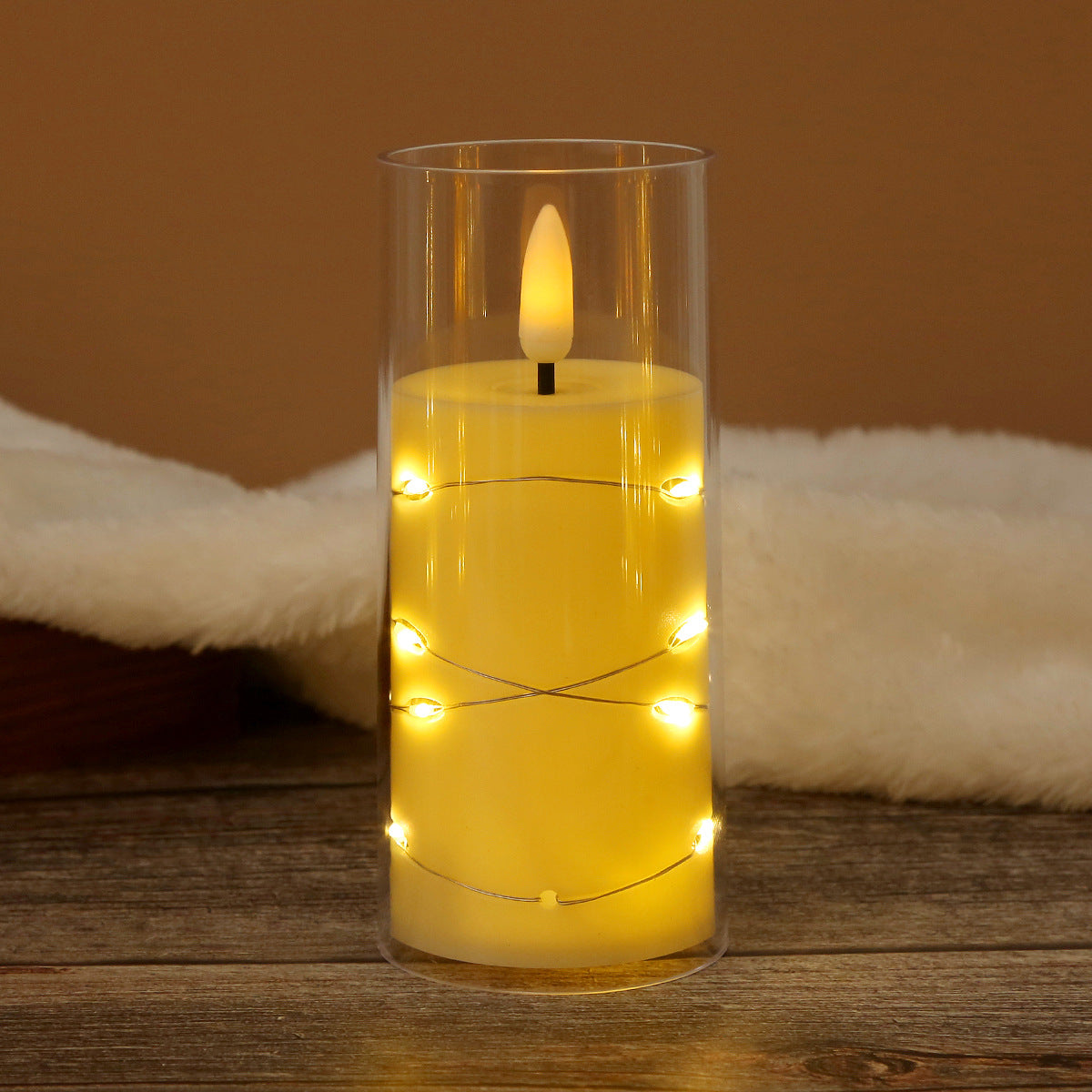 LED Electronic Candle Light - Meditation Mood Lamp for Birthday, Camping, Restaurant, Christmas Decoration with Realistic Flame (Multiple Colors & Sizes)