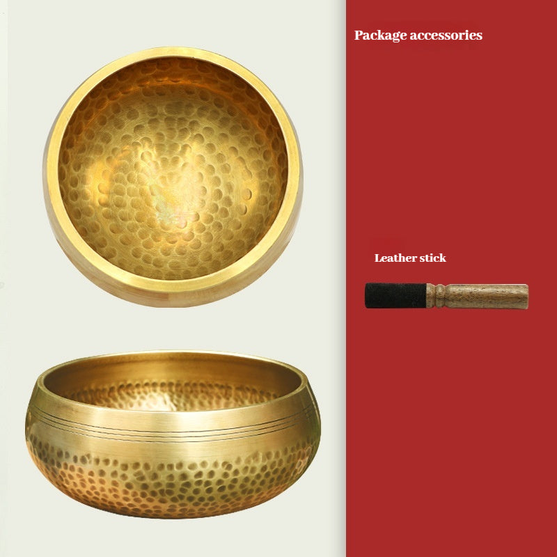 Handmade Tibetan Singing Bowl - Nepal Copper Meditation Bowl for Yoga, Sound Healing, Chakra Balancing & Spiritual Gift