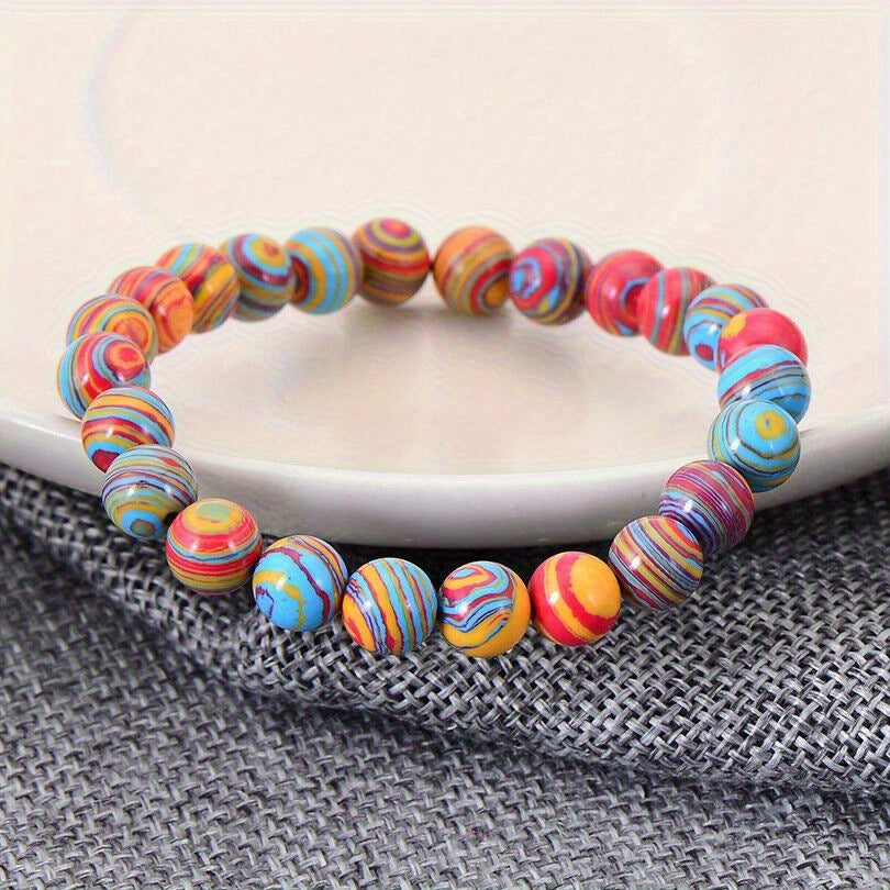Volcanic Stone Energy Bracelet for Men & Women - Meditation Yoga Fashion Jewelry