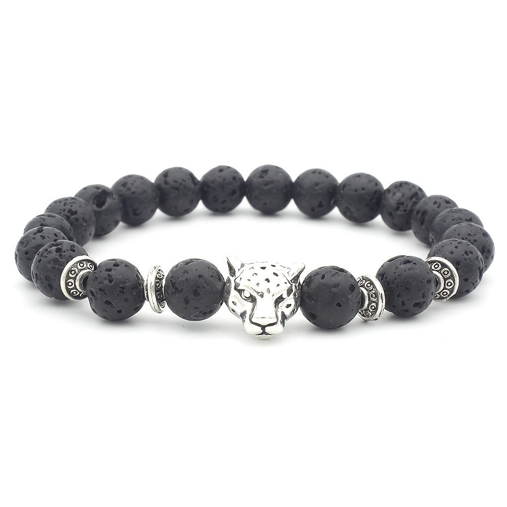 Volcanic Stone Energy Bracelet for Men & Women - Meditation Yoga Fashion Jewelry