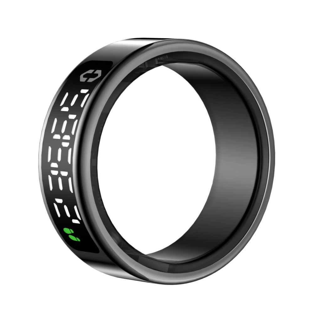 SY01 Smart Ring with Display – Health Monitor for Heart Rate, SpO2, Sleep Tracking, Gesture Control, Long Battery Life, IP68 Waterproof