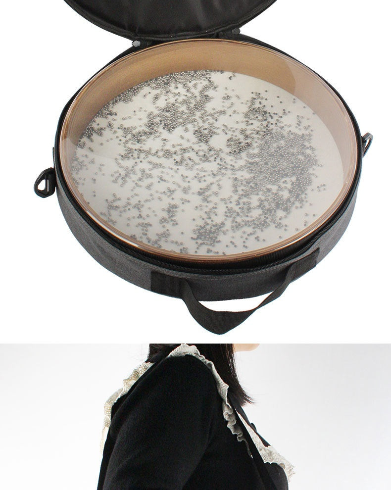 Healing Ocean Drum - Dual-Sided Goat/Synthetic Skin Natural Sound Therapy Instrument (16/18/20/22 Inch) for Yoga & Meditation
