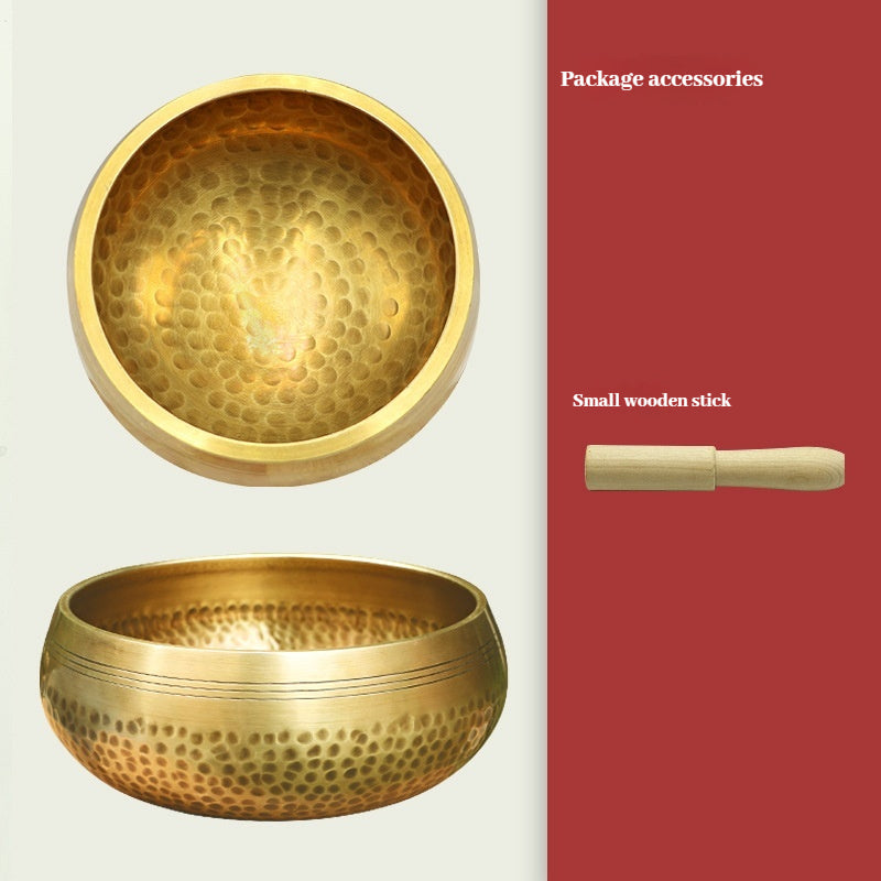 Handmade Tibetan Singing Bowl - Nepal Copper Meditation Bowl for Yoga, Sound Healing, Chakra Balancing & Spiritual Gift