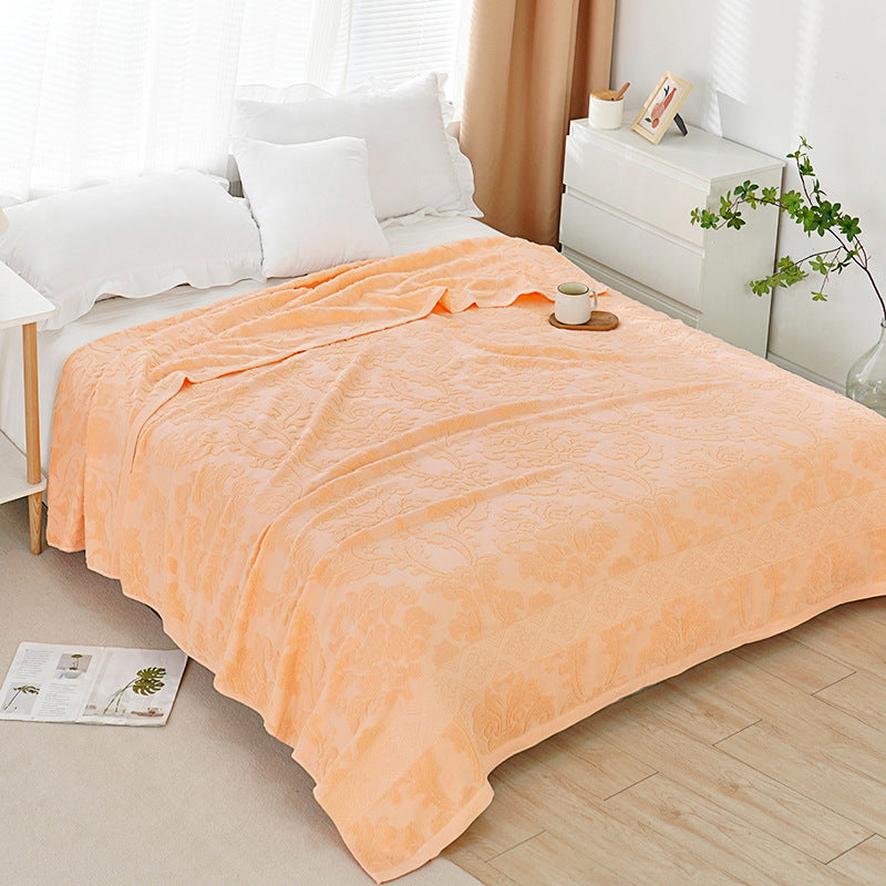 100% Cotton Gauze Blanket | Summer Cooling Throw | Multi-Purpose Meditation Yoga Blanket | Air-Con Blanket | Sofa Throw | Office Nap Blanket
