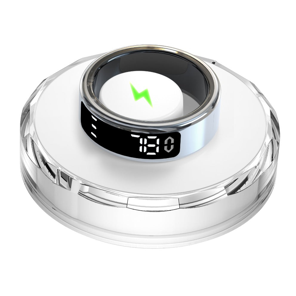 SY01 Smart Ring with Display – Health Monitor for Heart Rate, SpO2, Sleep Tracking, Gesture Control, Long Battery Life, IP68 Waterproof