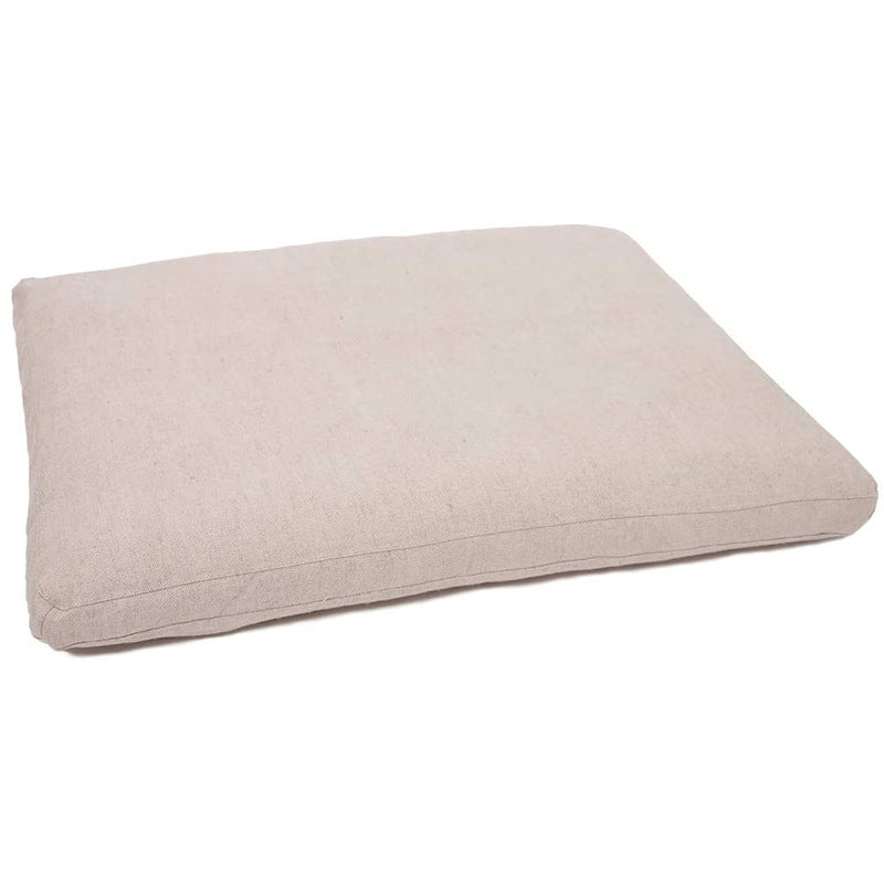 Round Comfort Yoga Meditation Cushion – Soft Exercise Seat Pad, 3D Cotton Filled, Multiple Colors (Purple/Khaki)