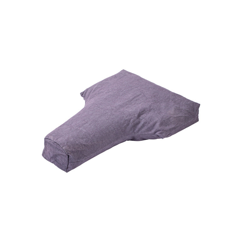 T-Shaped Double Lotus Meditation Cushion - Buckwheat Hull & Cotton Zafu Pillow - Bohemian Style Floor Seating (Multiple Colors)