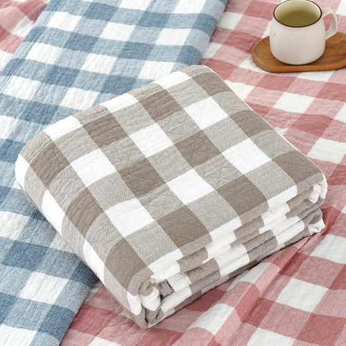 100% Cotton Gauze Blanket | Summer Cooling Throw | Multi-Purpose Meditation Yoga Blanket | Air-Con Blanket | Sofa Throw | Office Nap Blanket
