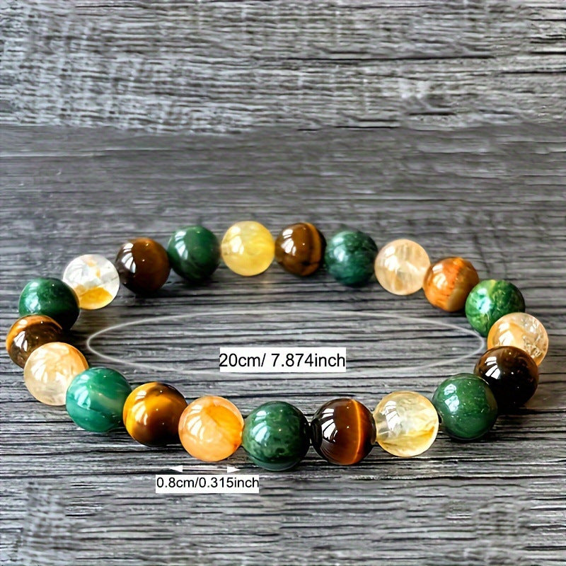 Volcanic Stone Energy Bracelet for Men & Women - Meditation Yoga Fashion Jewelry