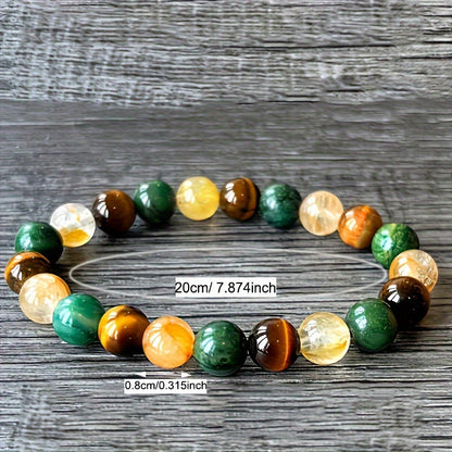 Volcanic Stone Energy Bracelet for Men & Women - Meditation Yoga Fashion Jewelry