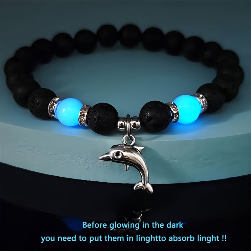 Volcanic Stone Energy Bracelet for Men & Women - Meditation Yoga Fashion Jewelry