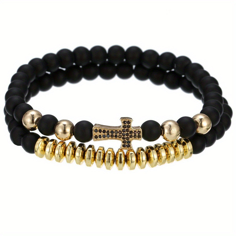Volcanic Stone Energy Bracelet for Men & Women - Meditation Yoga Fashion Jewelry