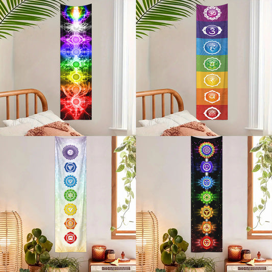 Mystical Meditation Mandala Tapestry - Nordic Style Spiritual Wall Hanging (for Living Room/Bedroom/Balcony)