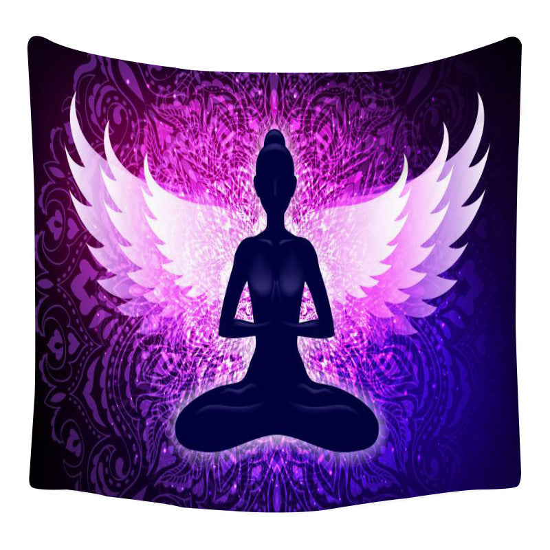 Lotus Seven Stars Tapestry Nordic Style Yoga Meditation Wall Hanging Hand Washable Home Decor (mutiple options)