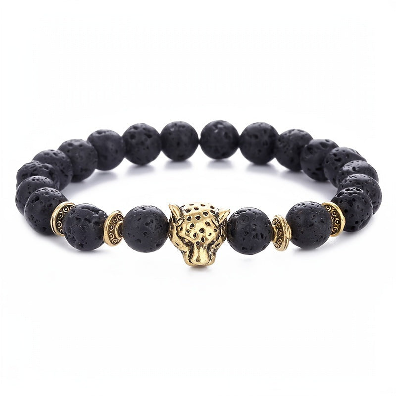 Volcanic Stone Energy Bracelet for Men & Women - Meditation Yoga Fashion Jewelry