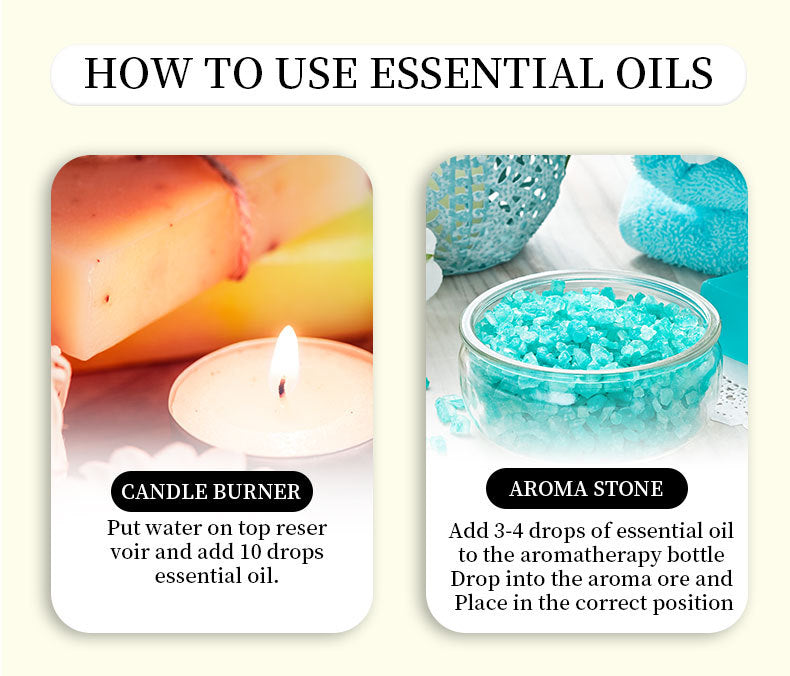 【Meditation Essential Oil】YINSHO Aromatherapy Oil 10ml - Oil-Soluble for Diffuser Stone/Candle, 15 Scents (Lavender/Orange/White Tea) | Sleep Aid & Stress Relief