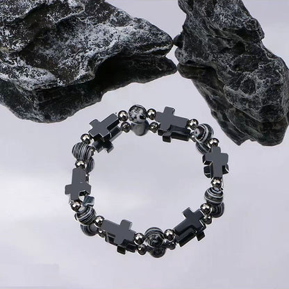 Volcanic Stone Energy Bracelet for Men & Women - Meditation Yoga Fashion Jewelry