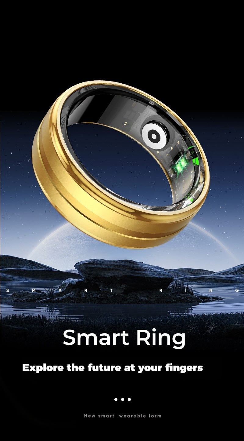 New R06 Smart Ring – Waterproof BP/SpO2/Sleep/Heart Rate/Step Tracking, Multi-Sport Modes