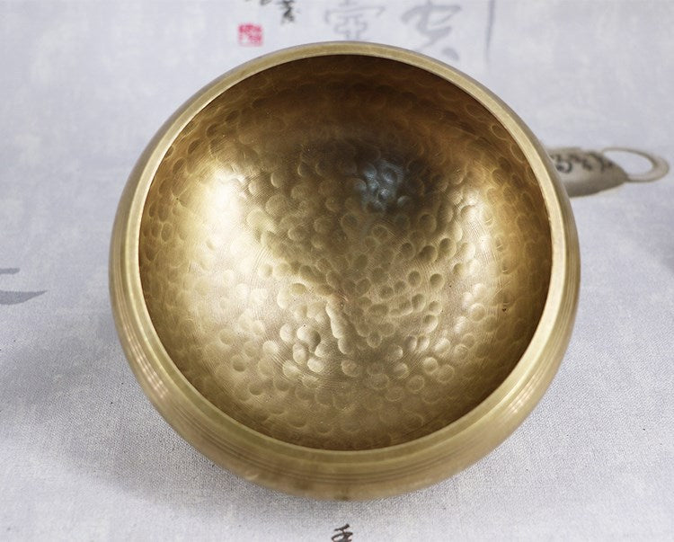 Handmade Tibetan Singing Bowl - Nepal Copper Meditation Bowl for Yoga, Sound Healing, Chakra Balancing & Spiritual Gift
