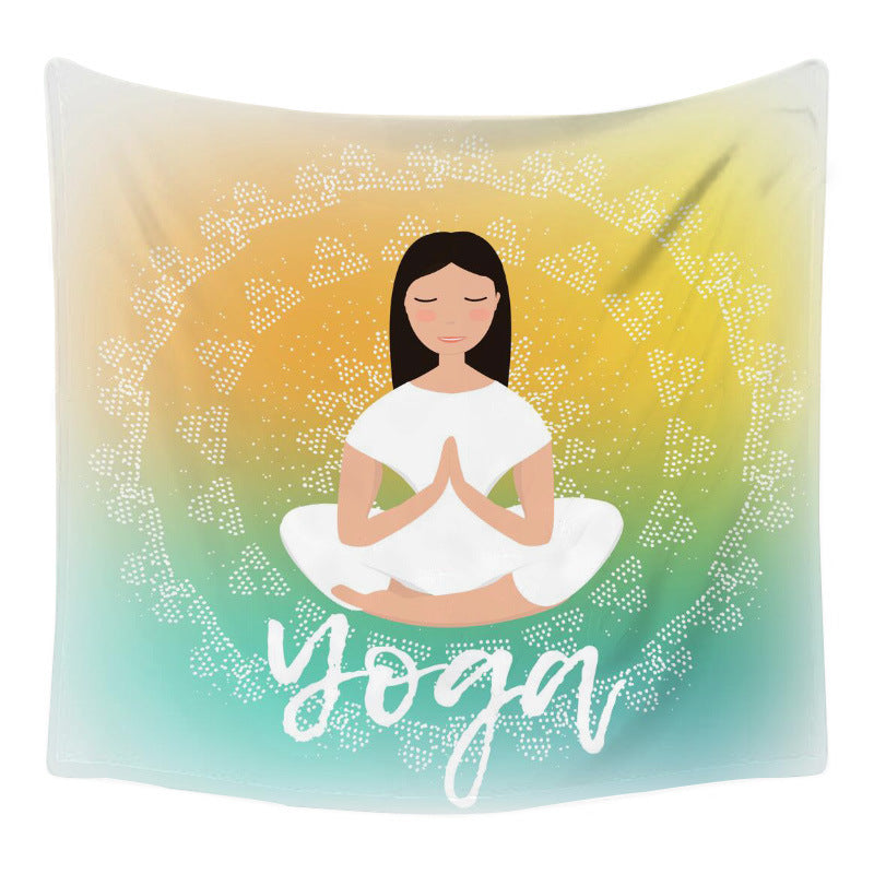 Lotus Seven Stars Tapestry Nordic Style Yoga Meditation Wall Hanging Hand Washable Home Decor (mutiple options)
