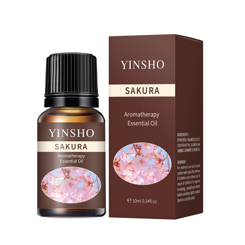 【Meditation Essential Oil】YINSHO Aromatherapy Oil 10ml - Oil-Soluble for Diffuser Stone/Candle, 15 Scents (Lavender/Orange/White Tea) | Sleep Aid & Stress Relief