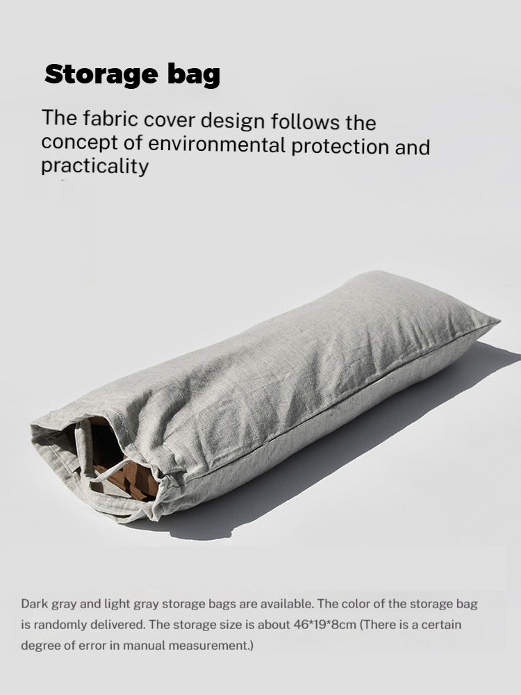 Retro Buckwheat Meditation Cushion - Ergonomic Tailbone Support Pillow for Yoga, Zen Sitting