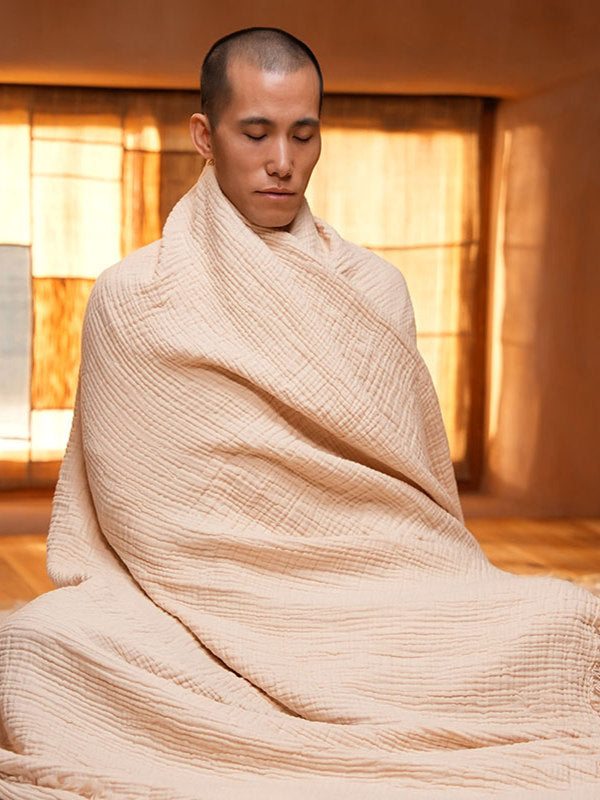 Organic Colored Cotton Walker Meditation Yoga Blancket, Comfortable and Soft, Suitable for All Seasons
