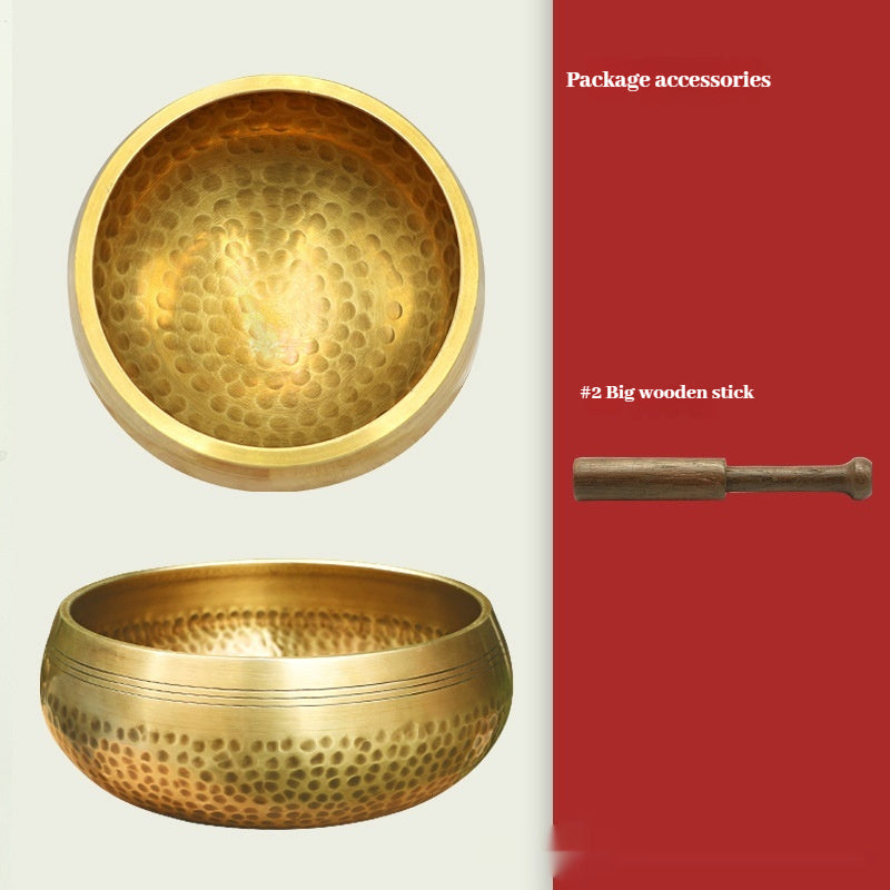 Handmade Tibetan Singing Bowl - Nepal Copper Meditation Bowl for Yoga, Sound Healing, Chakra Balancing & Spiritual Gift