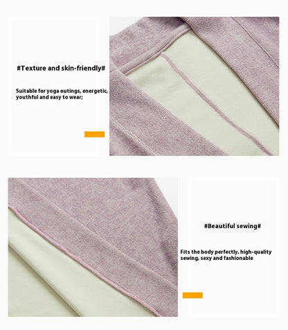 Women's Cardigan Meditation Yoga Jacket - Outdoor Travel Minimalist Windproof Robe (Light Pink/Light Yellow/Mint Green)