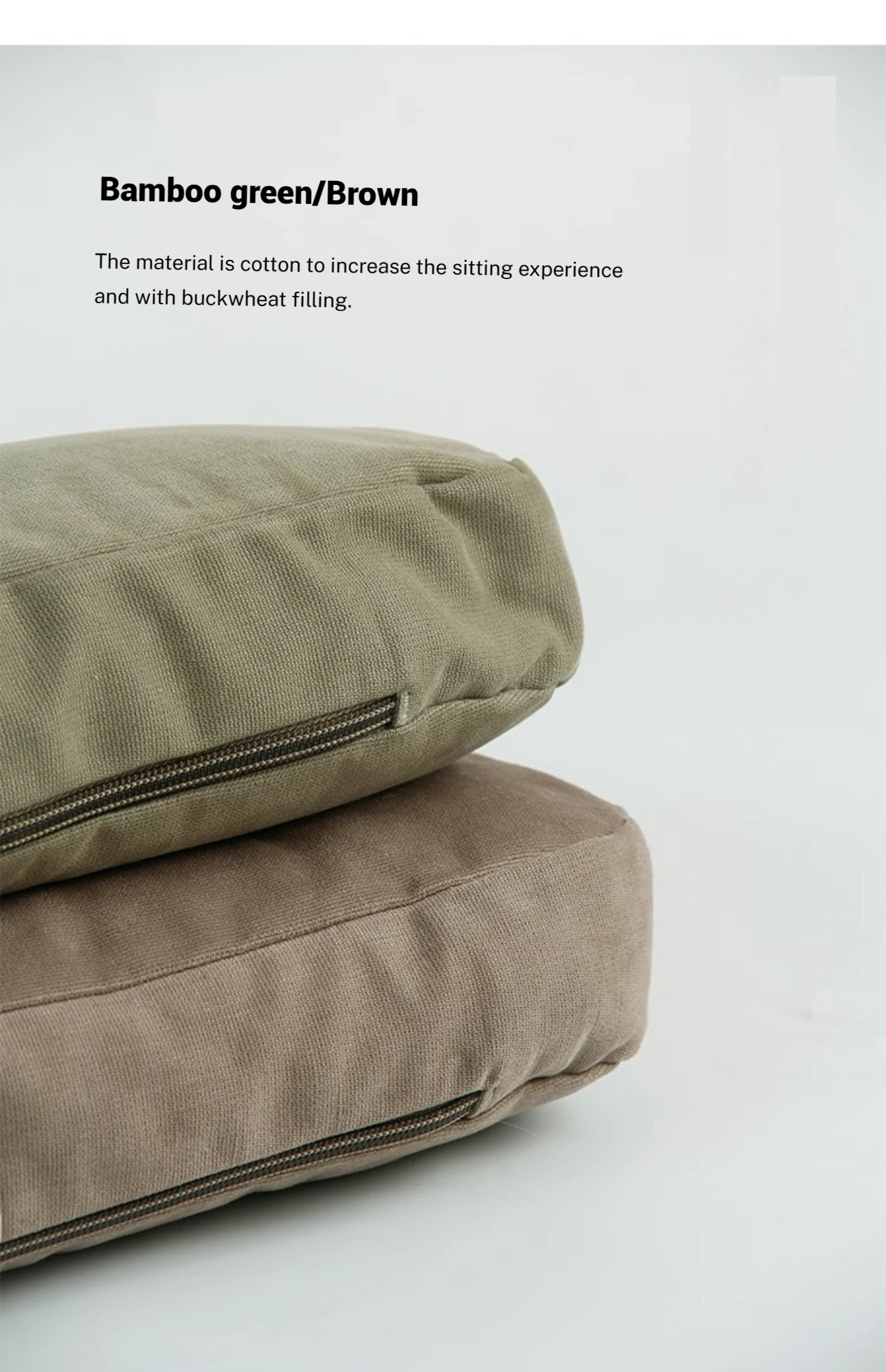 Retro Buckwheat Meditation Cushion - Ergonomic Tailbone Support Pillow for Yoga, Zen Sitting