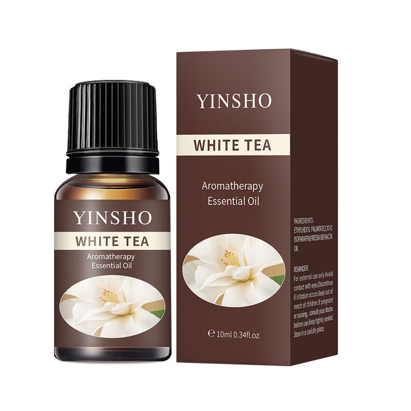 【Meditation Essential Oil】YINSHO Aromatherapy Oil 10ml - Oil-Soluble for Diffuser Stone/Candle, 15 Scents (Lavender/Orange/White Tea) | Sleep Aid & Stress Relief