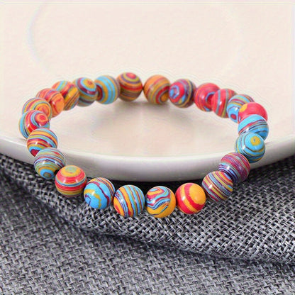 Volcanic Stone Energy Bracelet for Men & Women - Meditation Yoga Fashion Jewelry