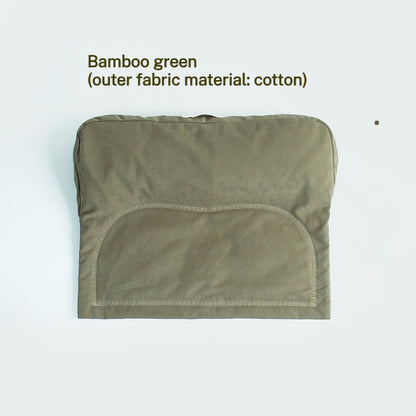 Retro Buckwheat Meditation Cushion - Ergonomic Tailbone Support Pillow for Yoga, Zen Sitting
