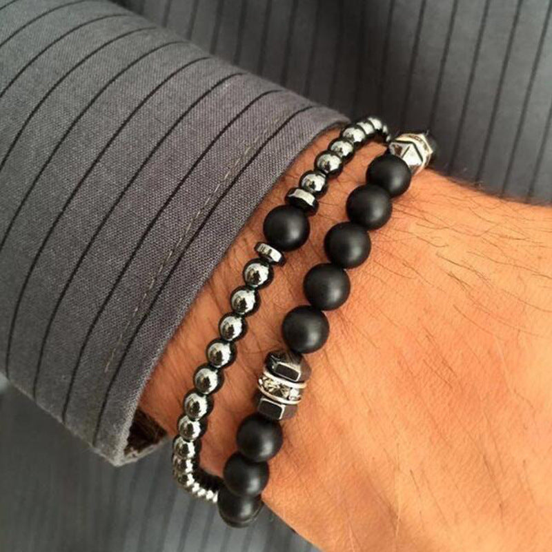 Volcanic Stone Energy Bracelet for Men & Women - Meditation Yoga Fashion Jewelry