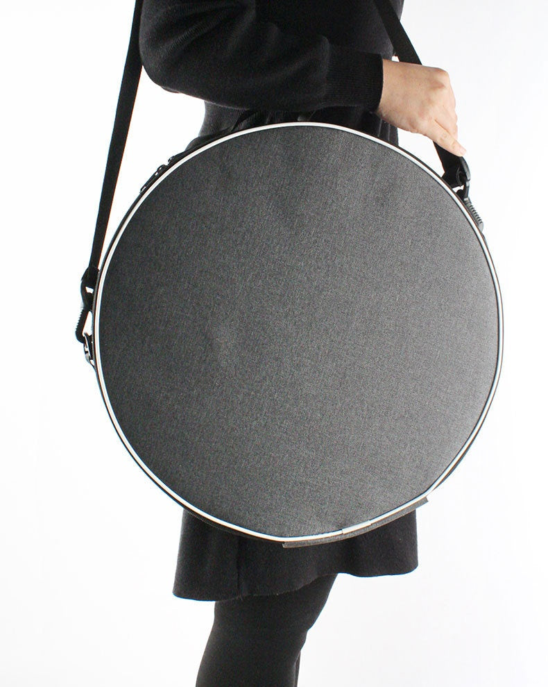 Healing Ocean Drum - Dual-Sided Goat/Synthetic Skin Natural Sound Therapy Instrument (16/18/20/22 Inch) for Yoga & Meditation