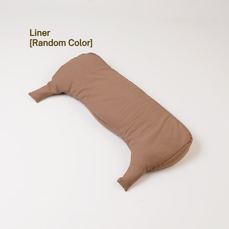 Retro Buckwheat Meditation Cushion - Ergonomic Tailbone Support Pillow for Yoga, Zen Sitting