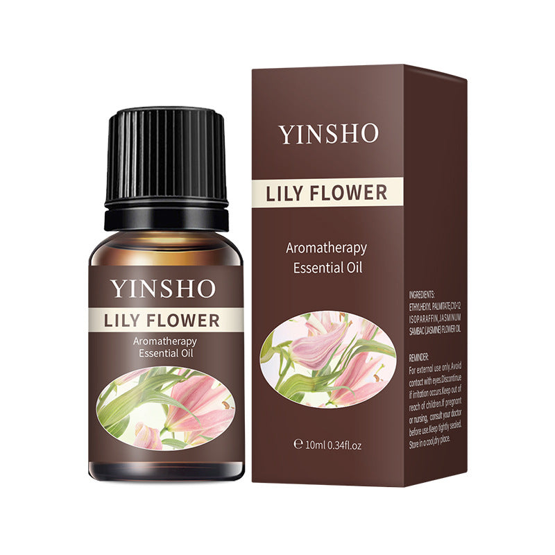 【Meditation Essential Oil】YINSHO Aromatherapy Oil 10ml - Oil-Soluble for Diffuser Stone/Candle, 15 Scents (Lavender/Orange/White Tea) | Sleep Aid & Stress Relief