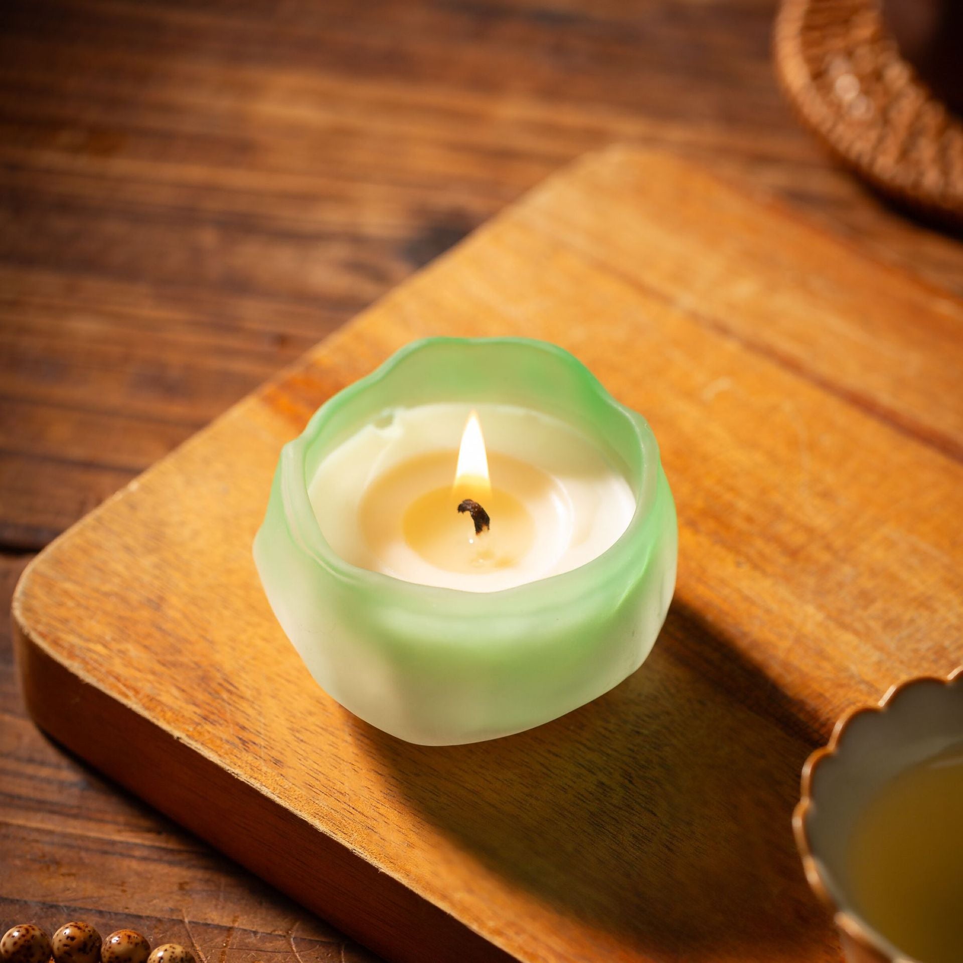 Chinese Style Yoga & Meditation Aromatherapy Soy Wax Candle (Multiple Scents & Colors) - 35g, 6H Burn Time