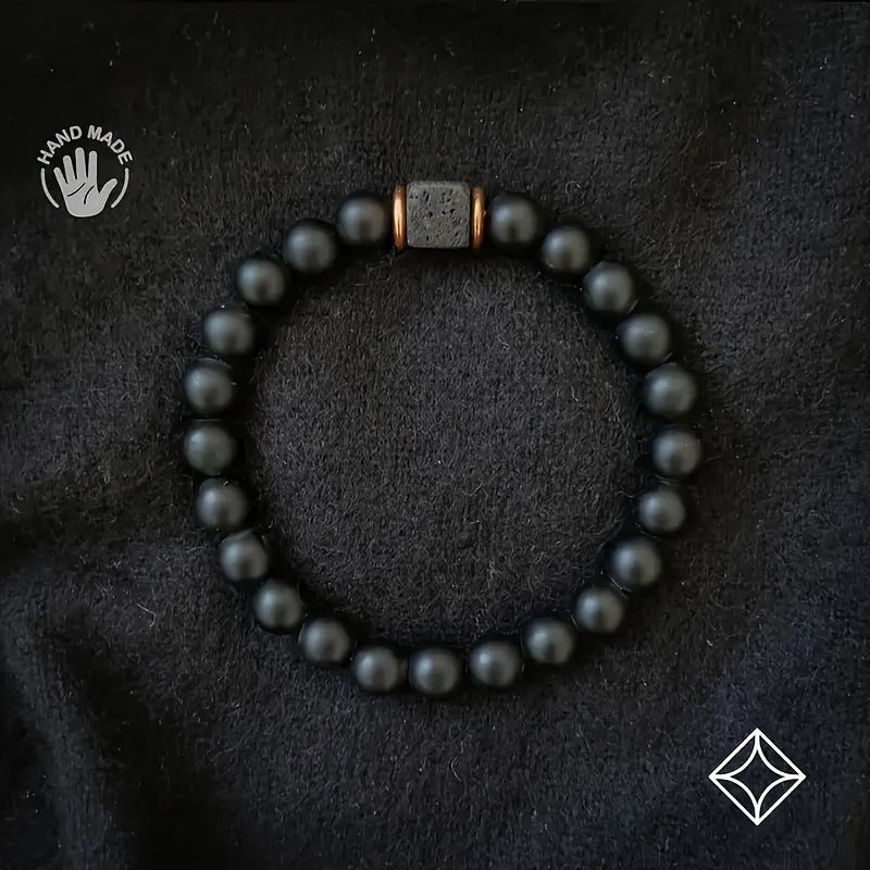 Volcanic Stone Energy Bracelet for Men & Women - Meditation Yoga Fashion Jewelry