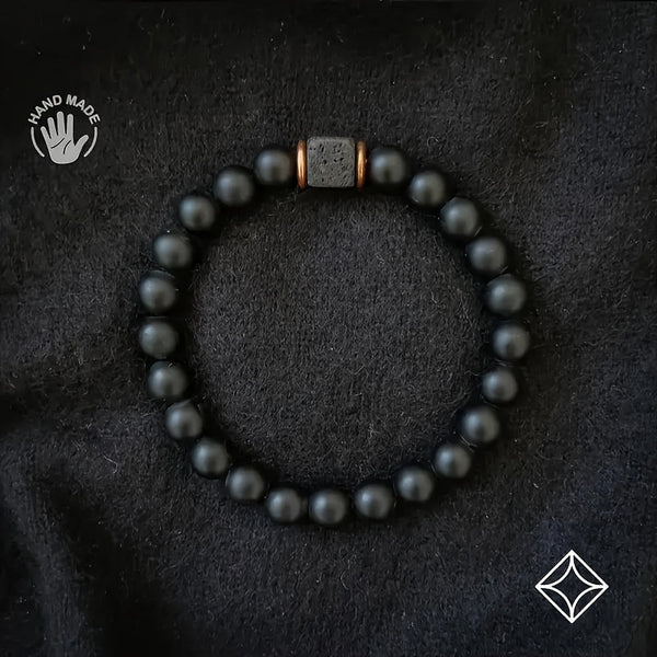 Volcanic Stone Energy Bracelet for Men & Women - Meditation Yoga Fashion Jewelry