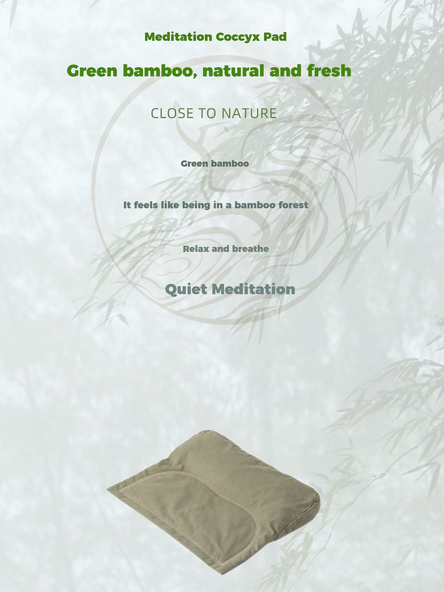 Retro Buckwheat Meditation Cushion - Ergonomic Tailbone Support Pillow for Yoga, Zen Sitting