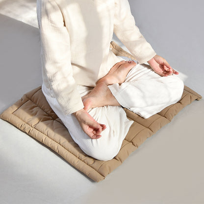 Tailbone Support Buckwheat Meditation Cushion – Simple & Comfortable Zen Sitting Pillow for Yoga, Floor, Balcony