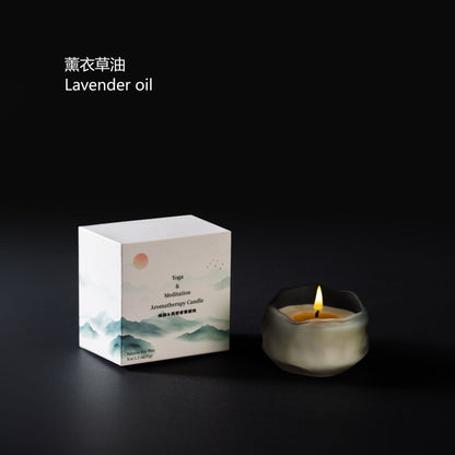 Chinese Style Yoga & Meditation Aromatherapy Soy Wax Candle (Multiple Scents & Colors) - 35g, 6H Burn Time